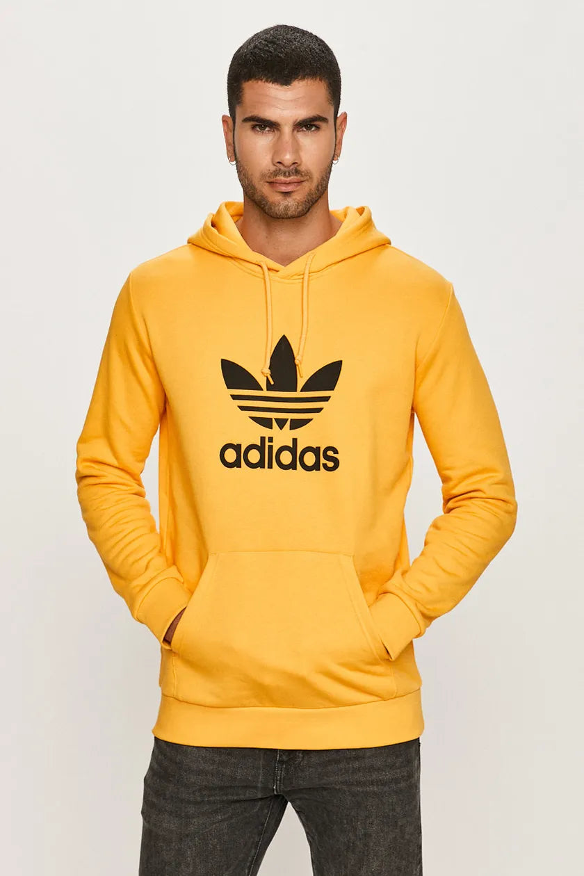 adidas Trefoil Hoodie Yellow