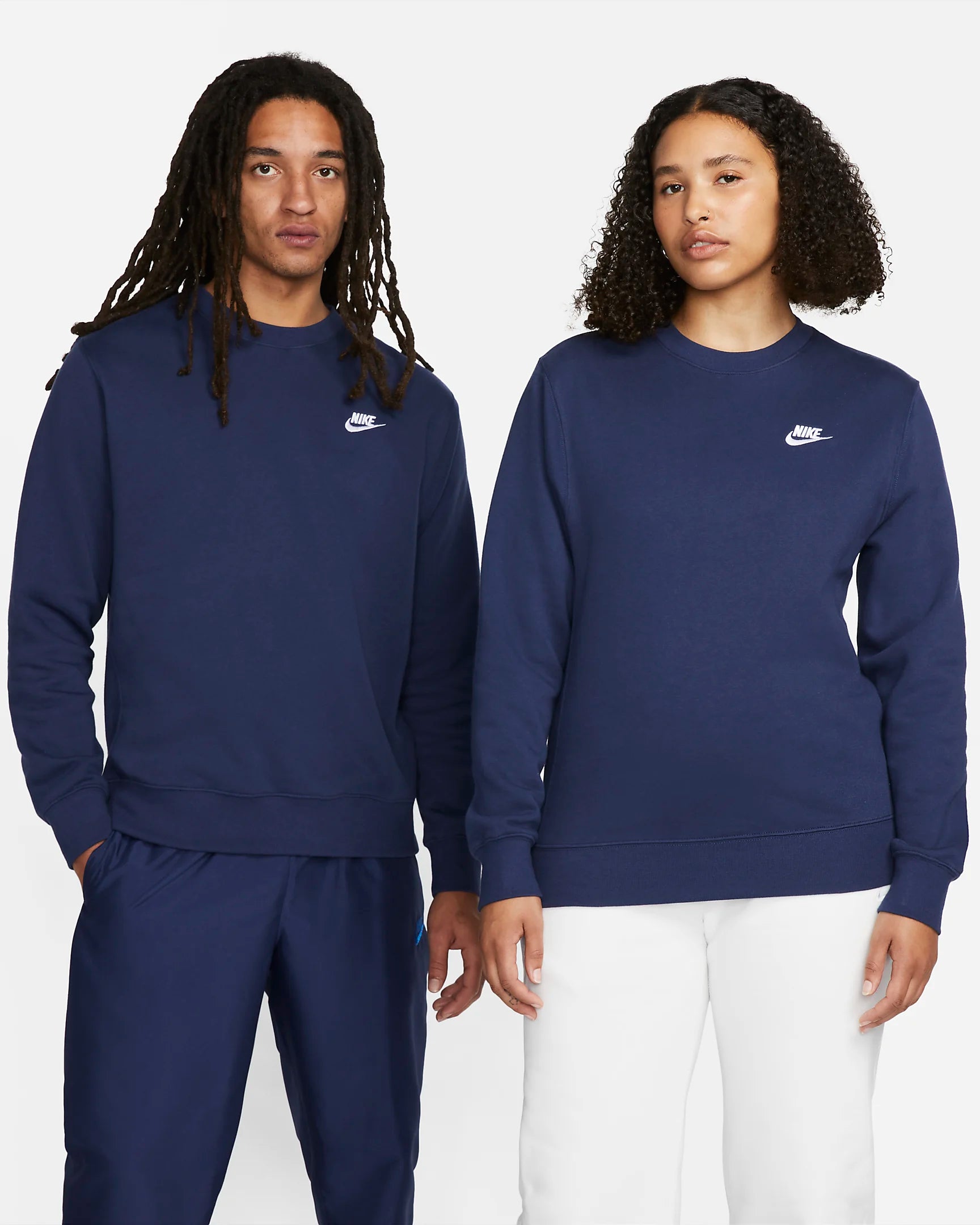 Nike Sportswear Club Fleece Maglia a girocollo Uomo BLU