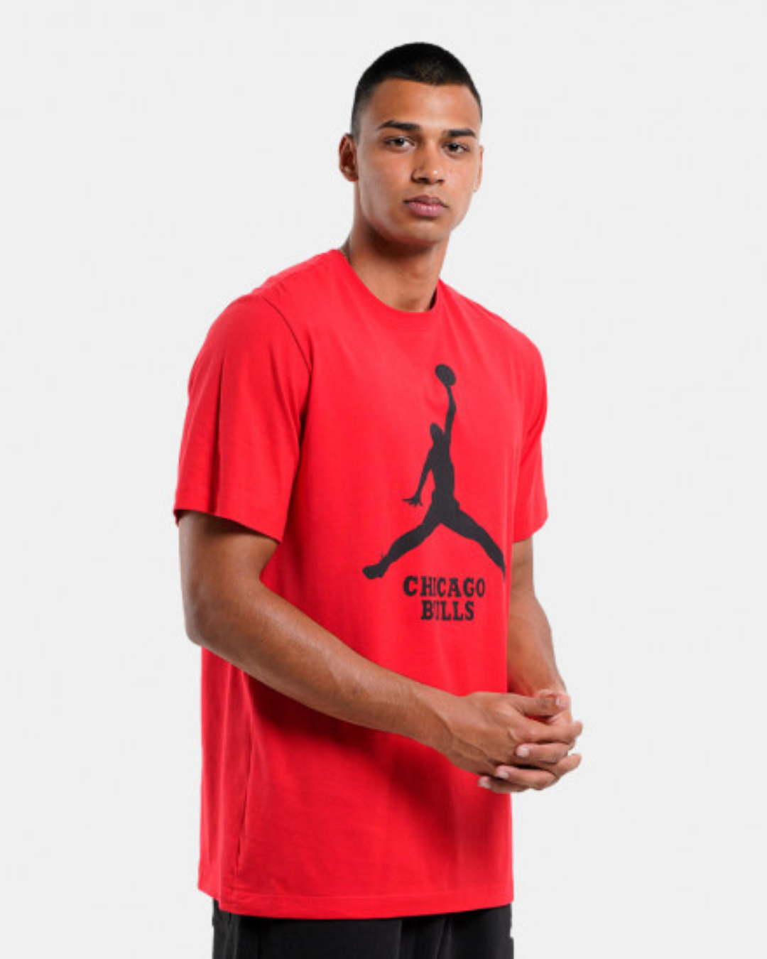 T-shirt Jordan NBA Chicago Bulls pour Homme Rouge