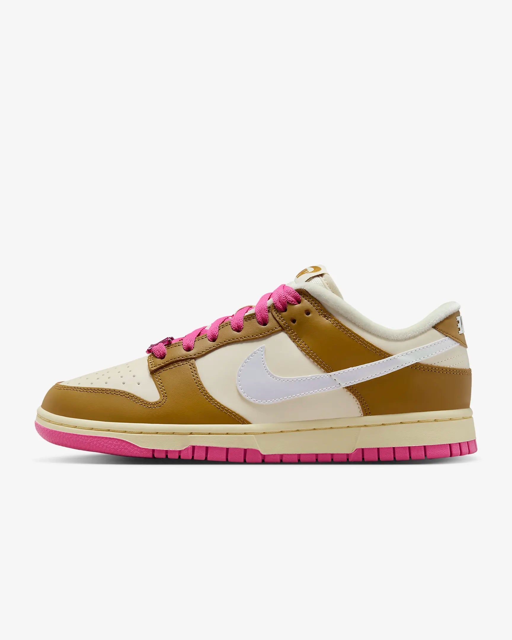Nike Dunk Low SE Just Do it Bronzine Pink (Women's Nike Dunk Low SE Just Do it Bronzine Pink (Women's