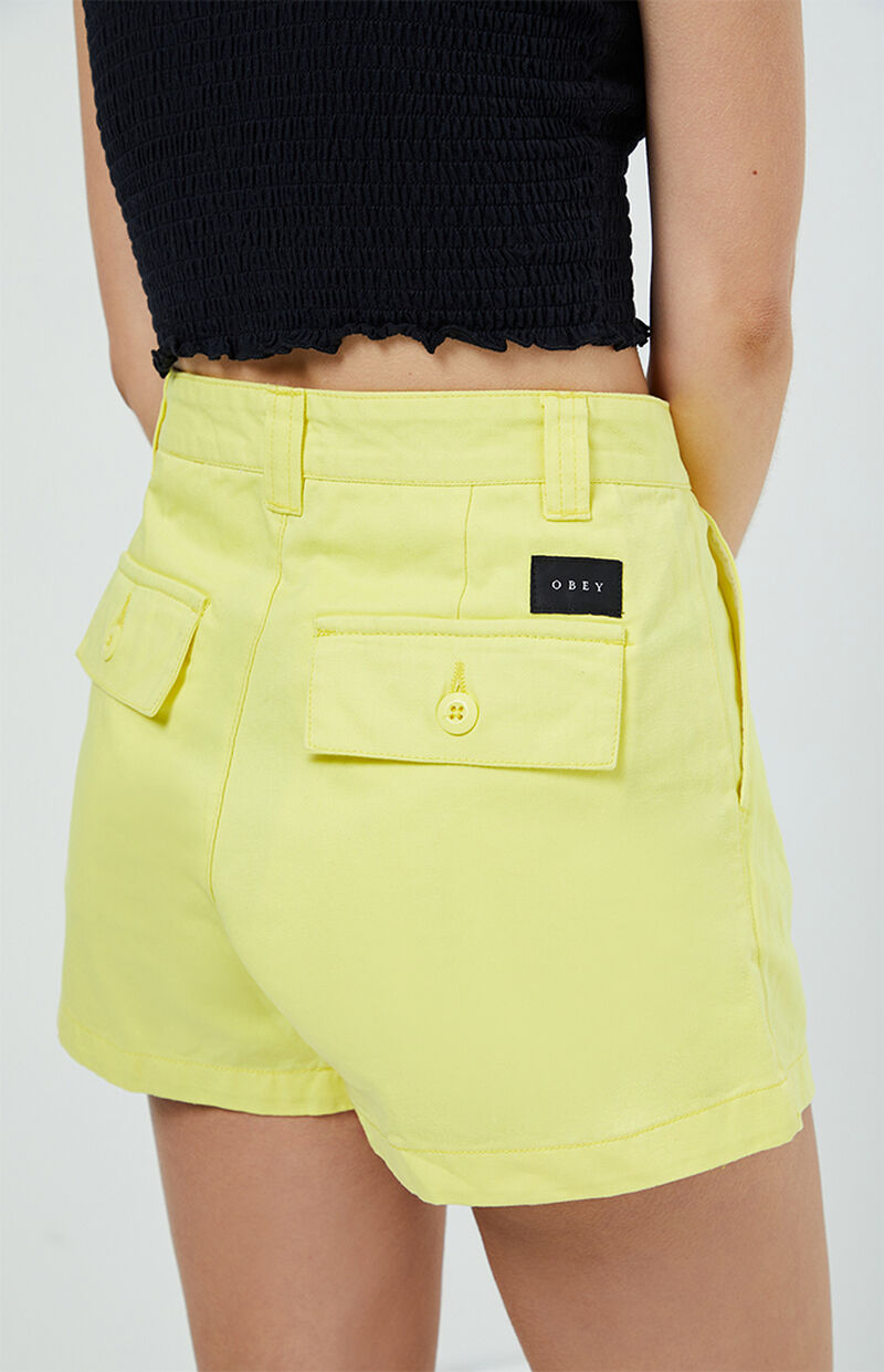 Obey Slacker Shorts - LEMON