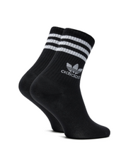 adidas Set di 3 paia di calzini lunghi unisex Mid Cut Crew Nero