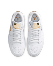 Air Jordan 1 Low White Metallic Gold