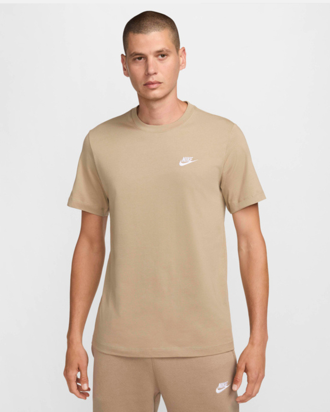 Nike Sportswear Club Men's T-Shirt beige