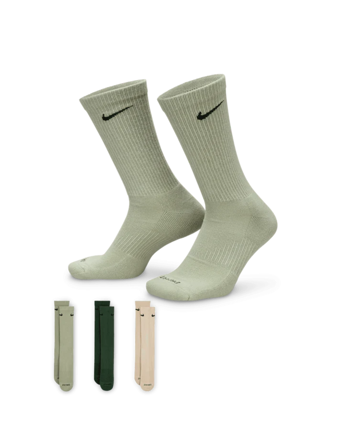 Nike Everyday Plus Cushioned Training Crew Socks (3 Paia)