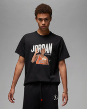 T-shirt graphique Jordan Flight MVP pour Hommes - Noir