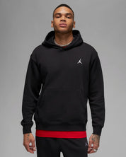 Jordan Essentials Felpa pullover in fleece – nero