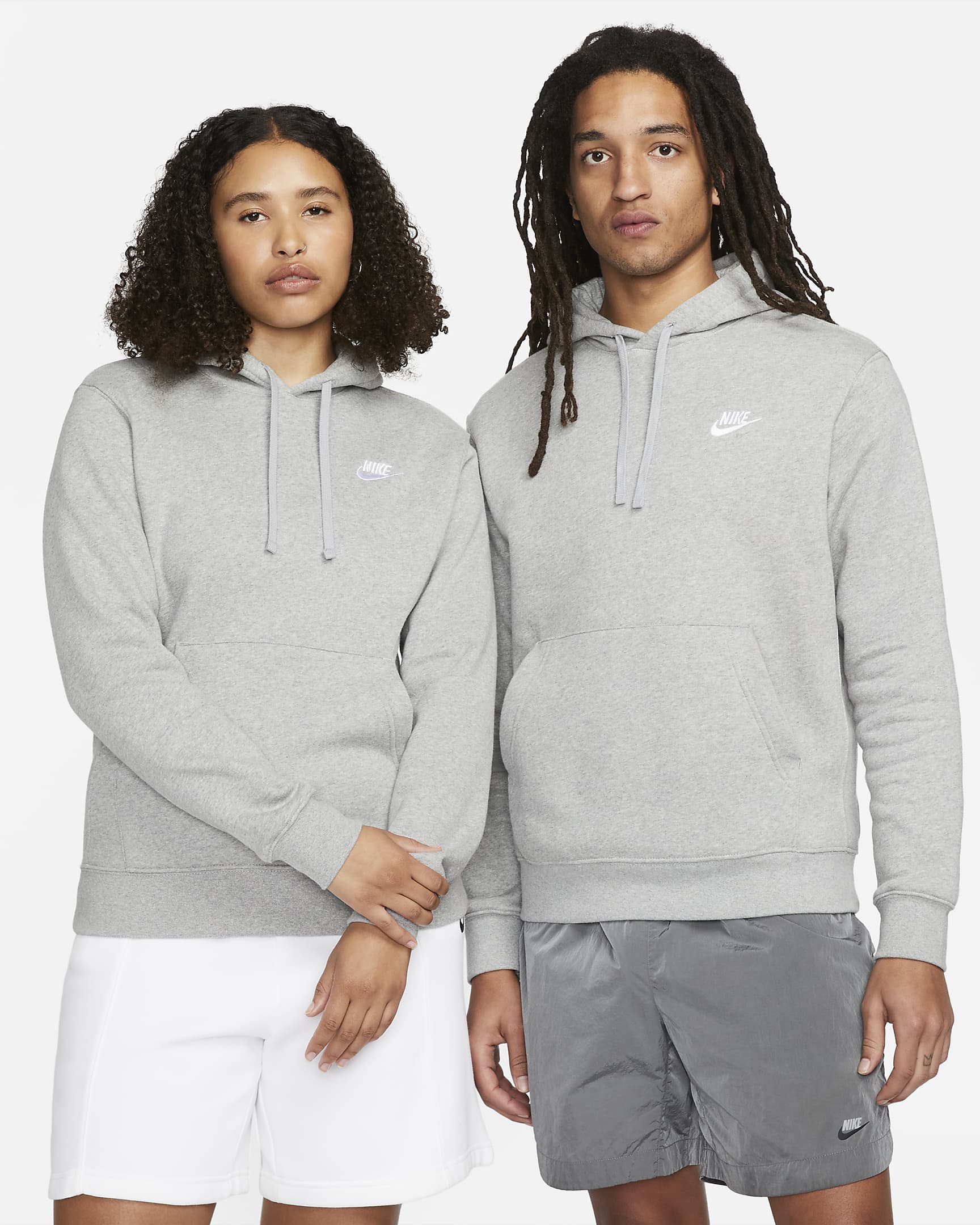 NIKE SPORTSWEAR CLUB FLEECE - GRIGIO