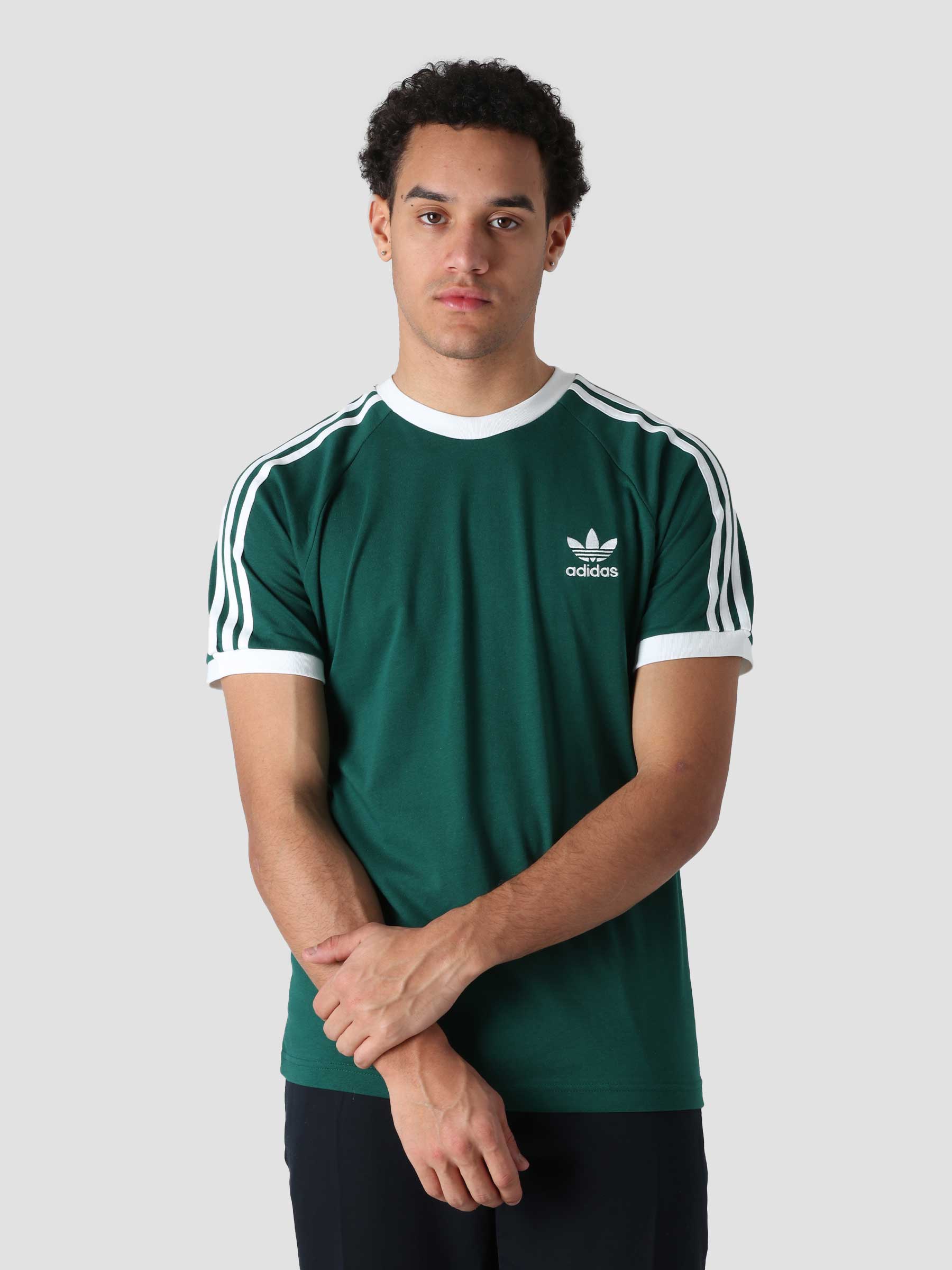 adidas  wishlist 3-stripes t-shirts cgreen