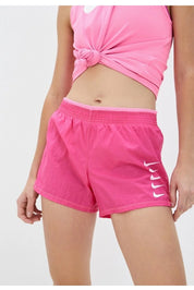 NIKE WOMENS SWOOSH RUN SHORTS - ROSA