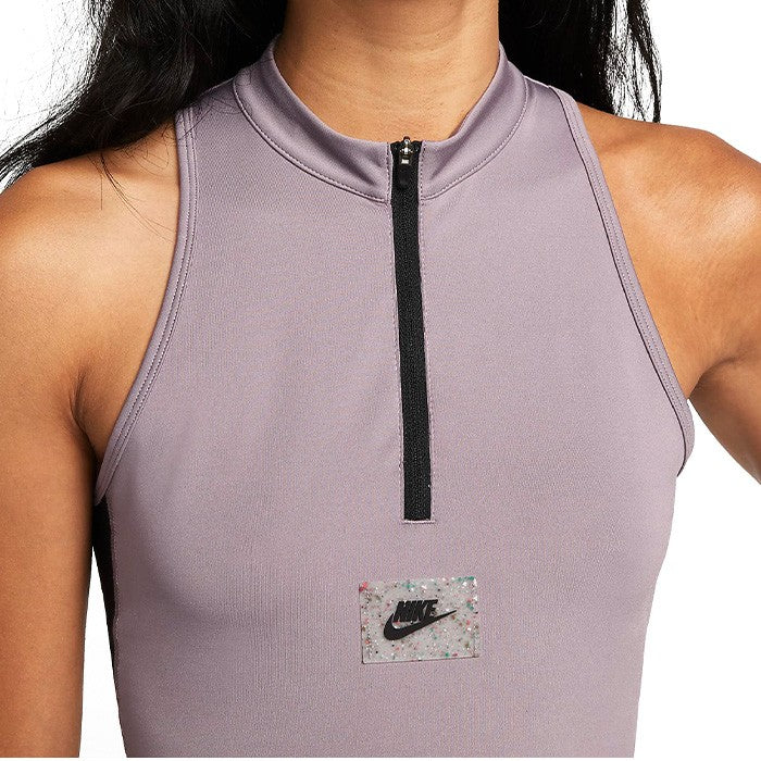 Nike Women Sportswear Sports Utility Sleeveless Top – Purple Smoke/Black