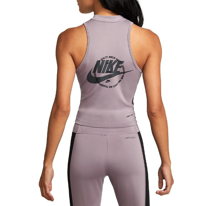 Nike Women Sportswear Sports Utility Sleeveless Top – Purple Smoke/Black