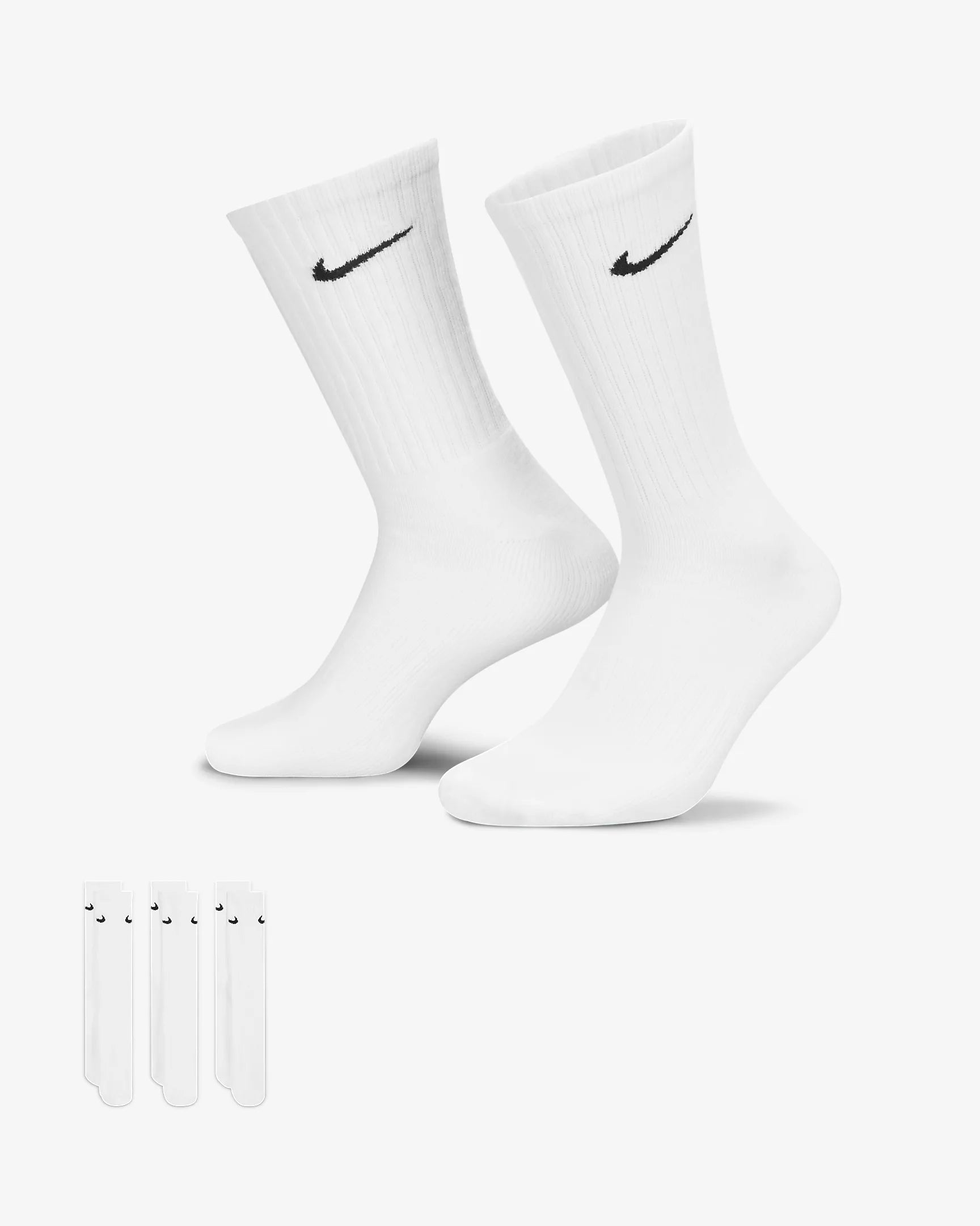 Nike Cushioned Calze da training di media lunghezza (3 paia)