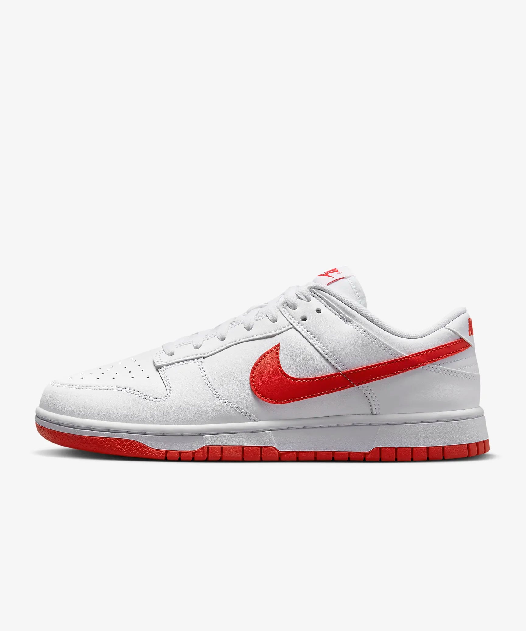 Nike Dunk Low Retro White Picante Red – Sneakers Garage