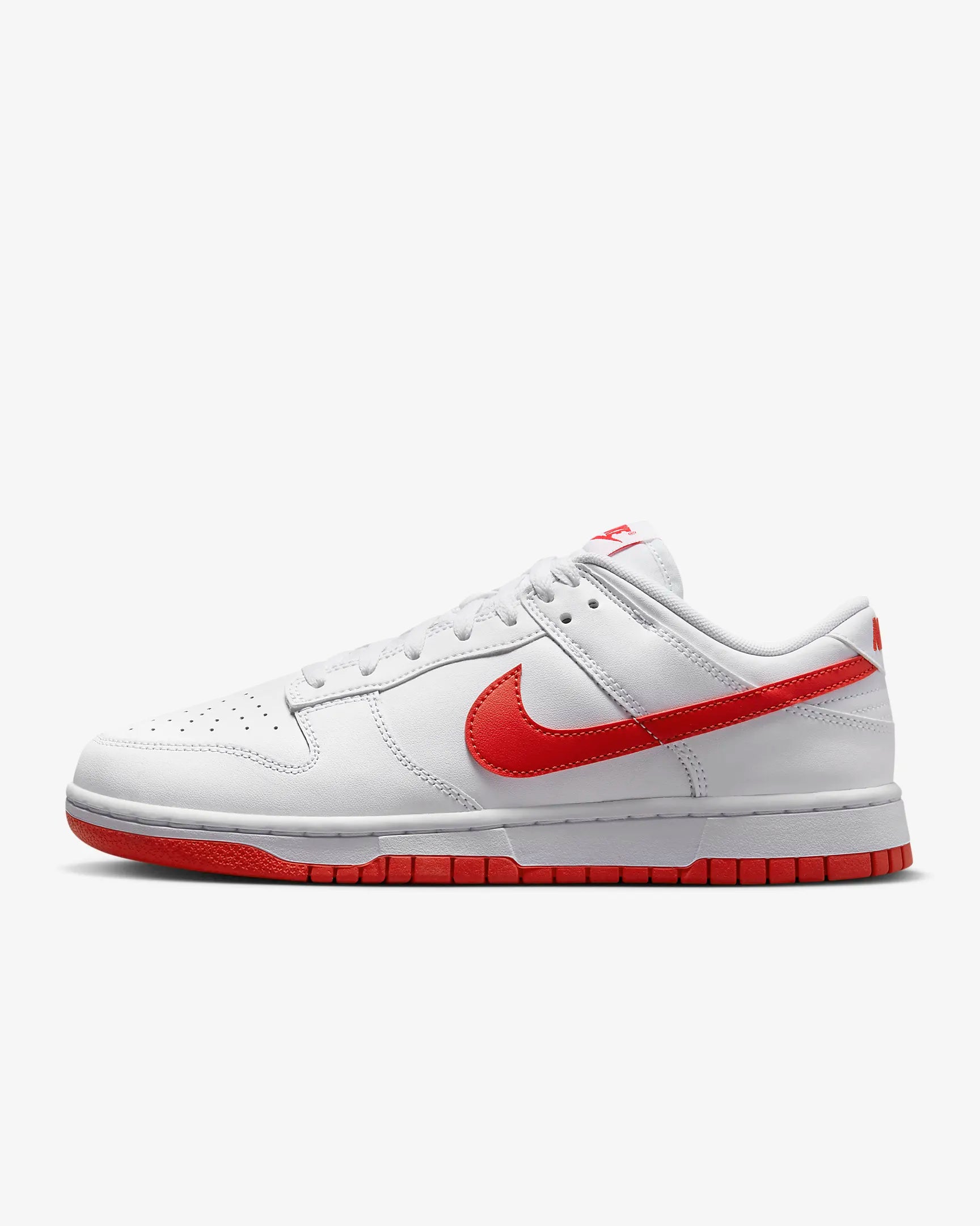 Nike Dunk Low Retro White Picante Red