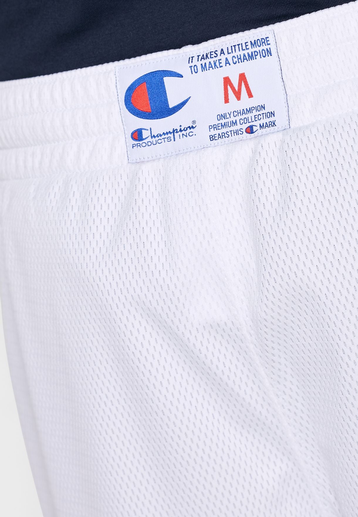 CHAMPION Mesh Shorts - WHITE