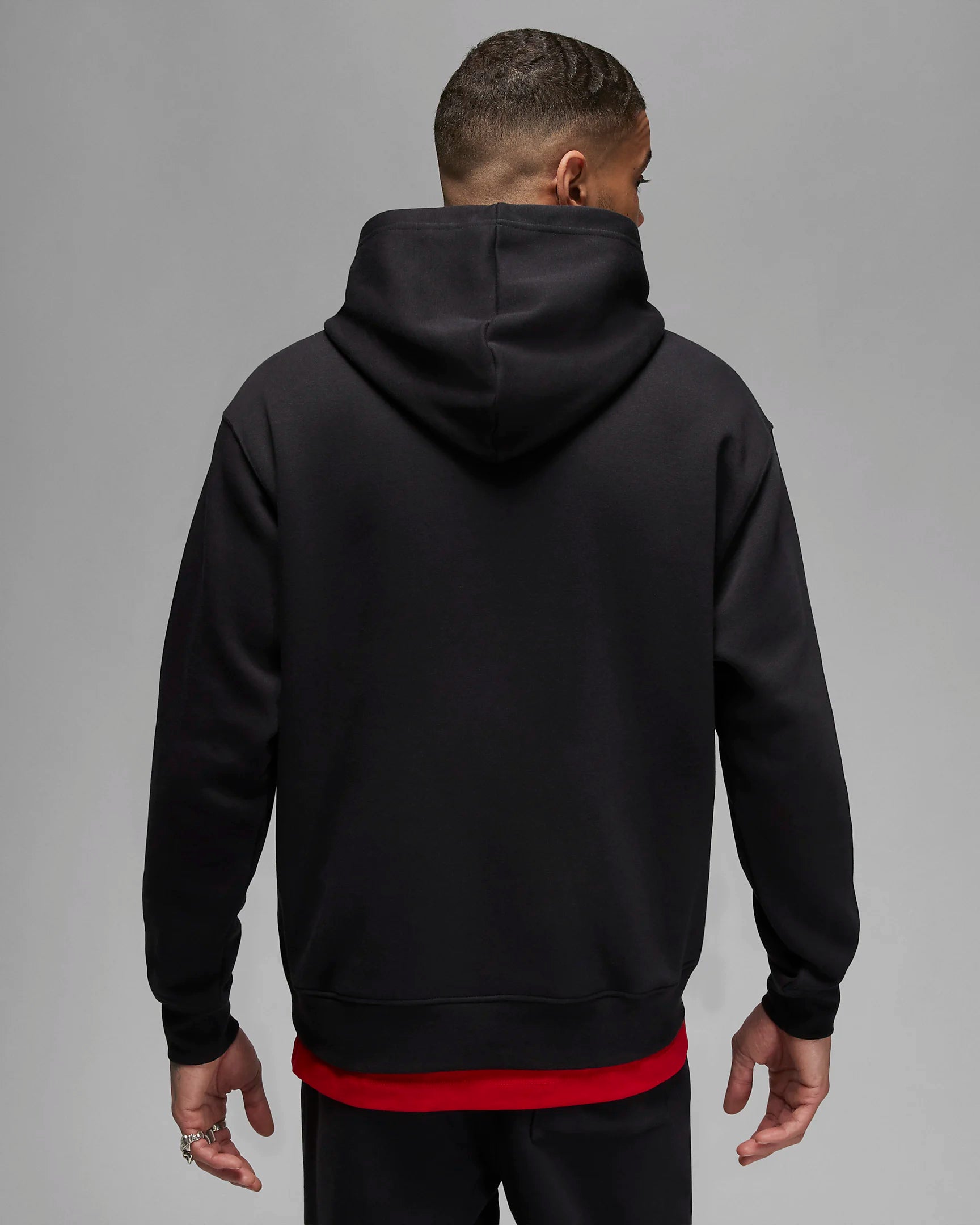 Jordan Essentials Felpa pullover in fleece – nero