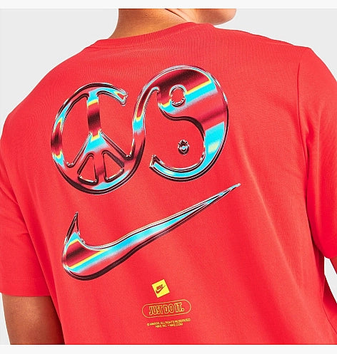 Nike Men Sportswear Heatwave T-Shirt ROSSO