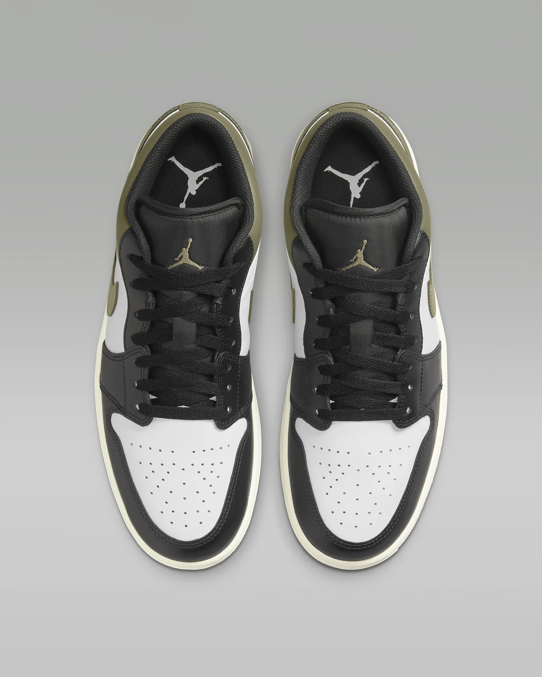 Jordan 1 Low Black Toe Medium Olive