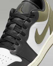 Jordan 1 Low Black Toe Medium Olive