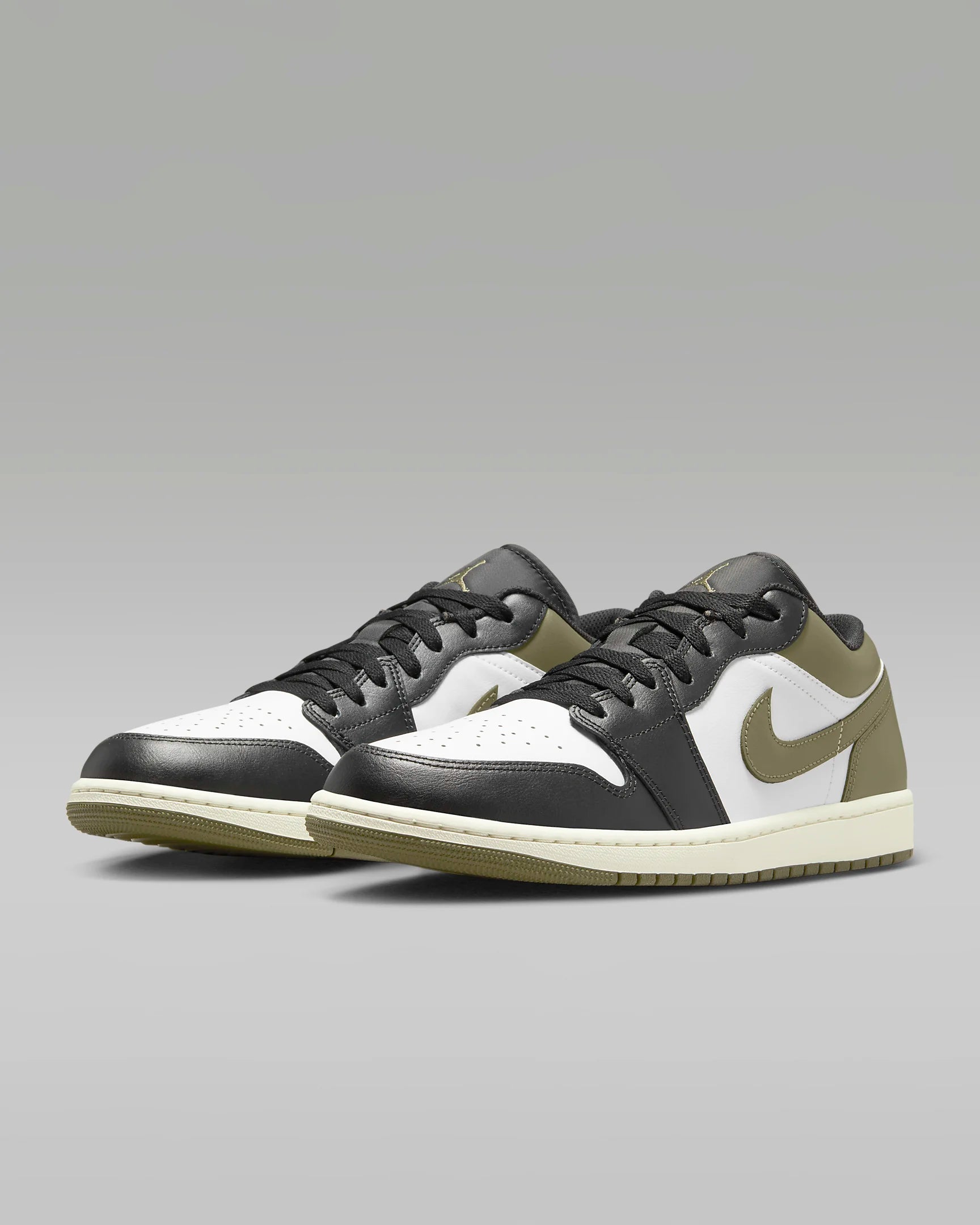 Jordan 1 Low Black Toe Medium Olive