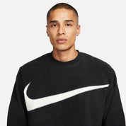 Nike - Club Fleece Winterized Crew NERO