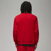 JORDANJORDAN FLEECE PULLOVER - ROSSO