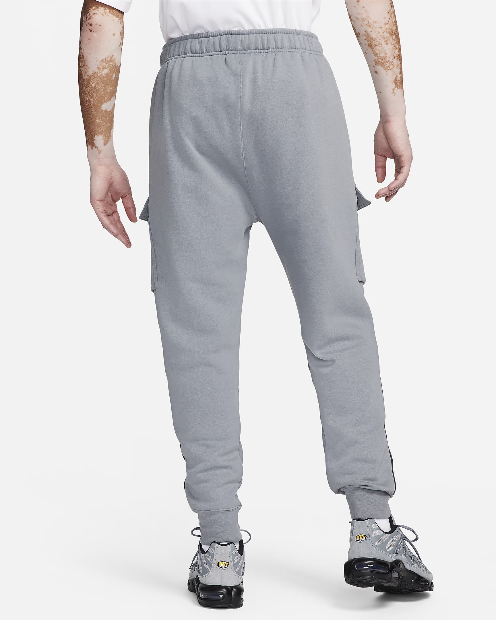 Nike Air Men's Fleece Cargo Trousers - GRIGIO