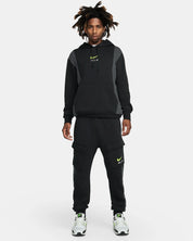 Nike Air Felpa pullover in fleece con cappuccio - NERO