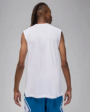 Jordan Sport Maglia senza maniche Dri-FIT – Bianco