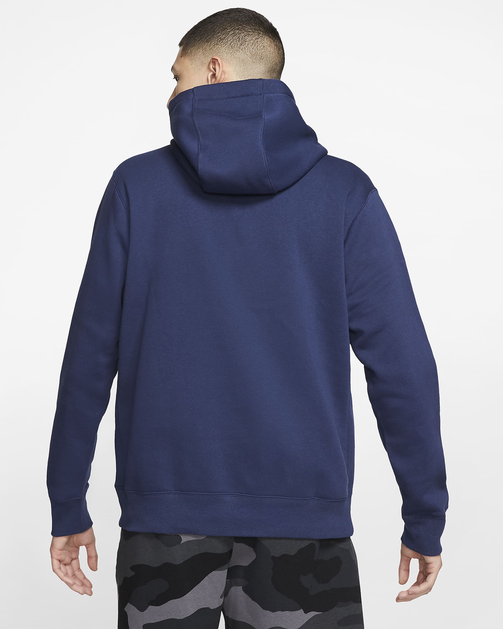 Nike Sportswear Club Fleece Felpa pullover con cappuccio BLU