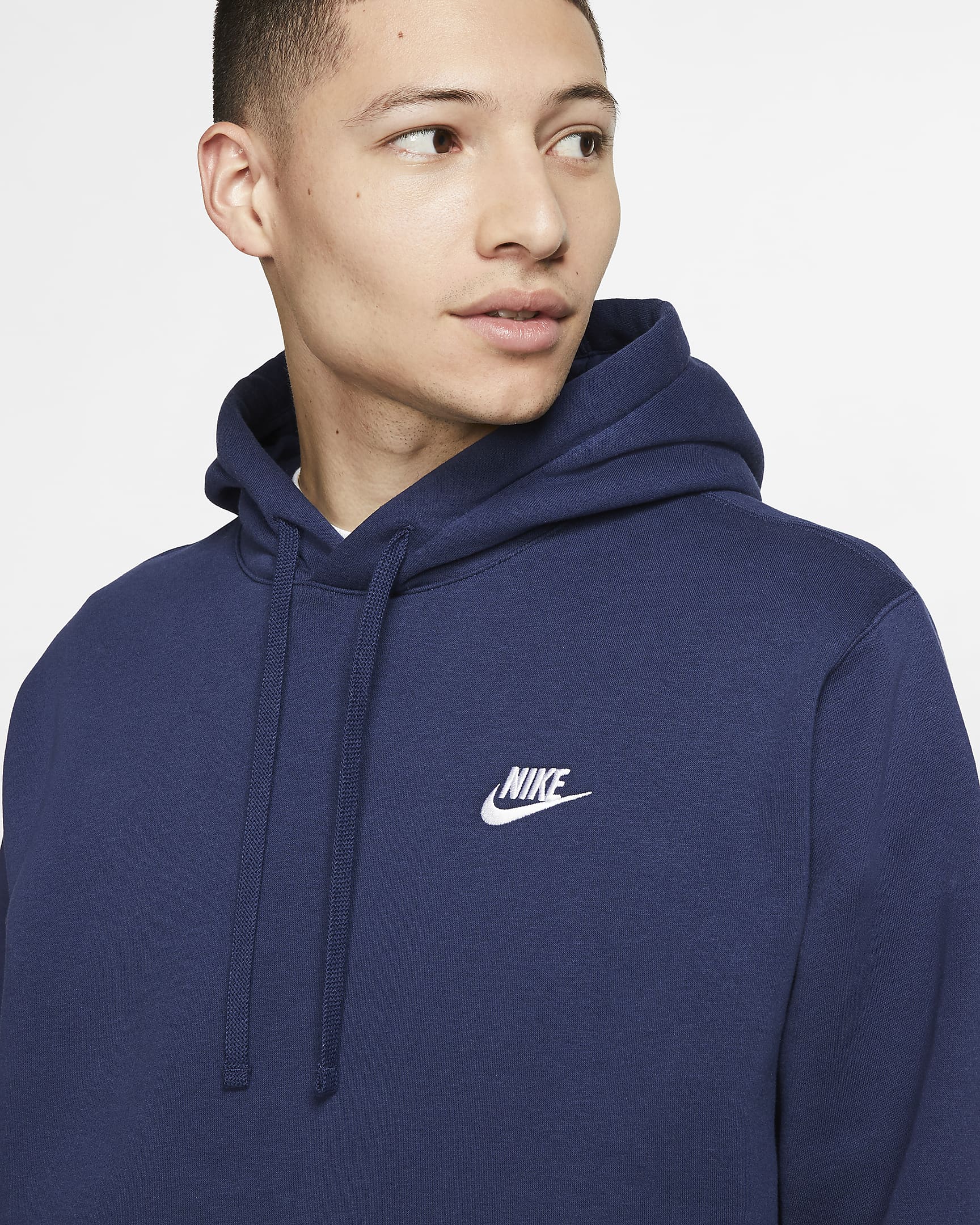 Nike Sportswear Club Fleece Felpa pullover con cappuccio BLU