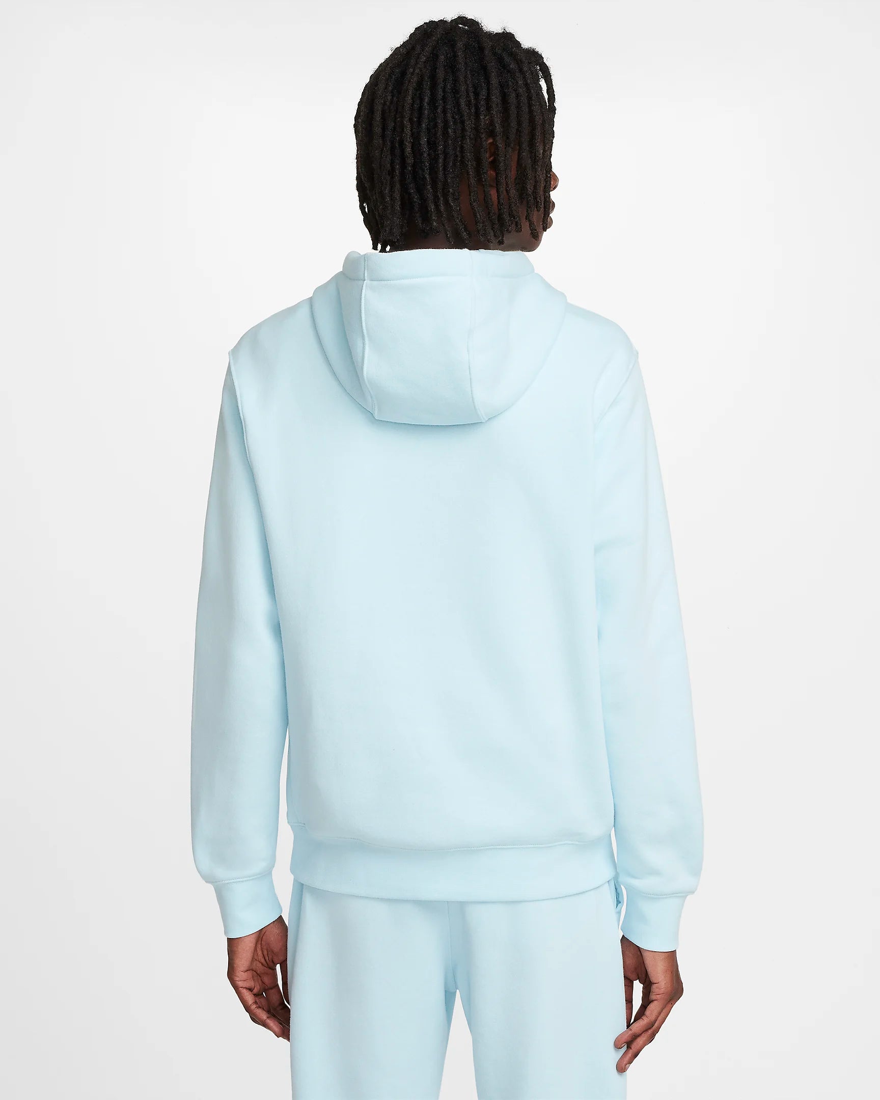 Nike Sportswear Club Fleece Felpa pullover con cappuccio - azzurro