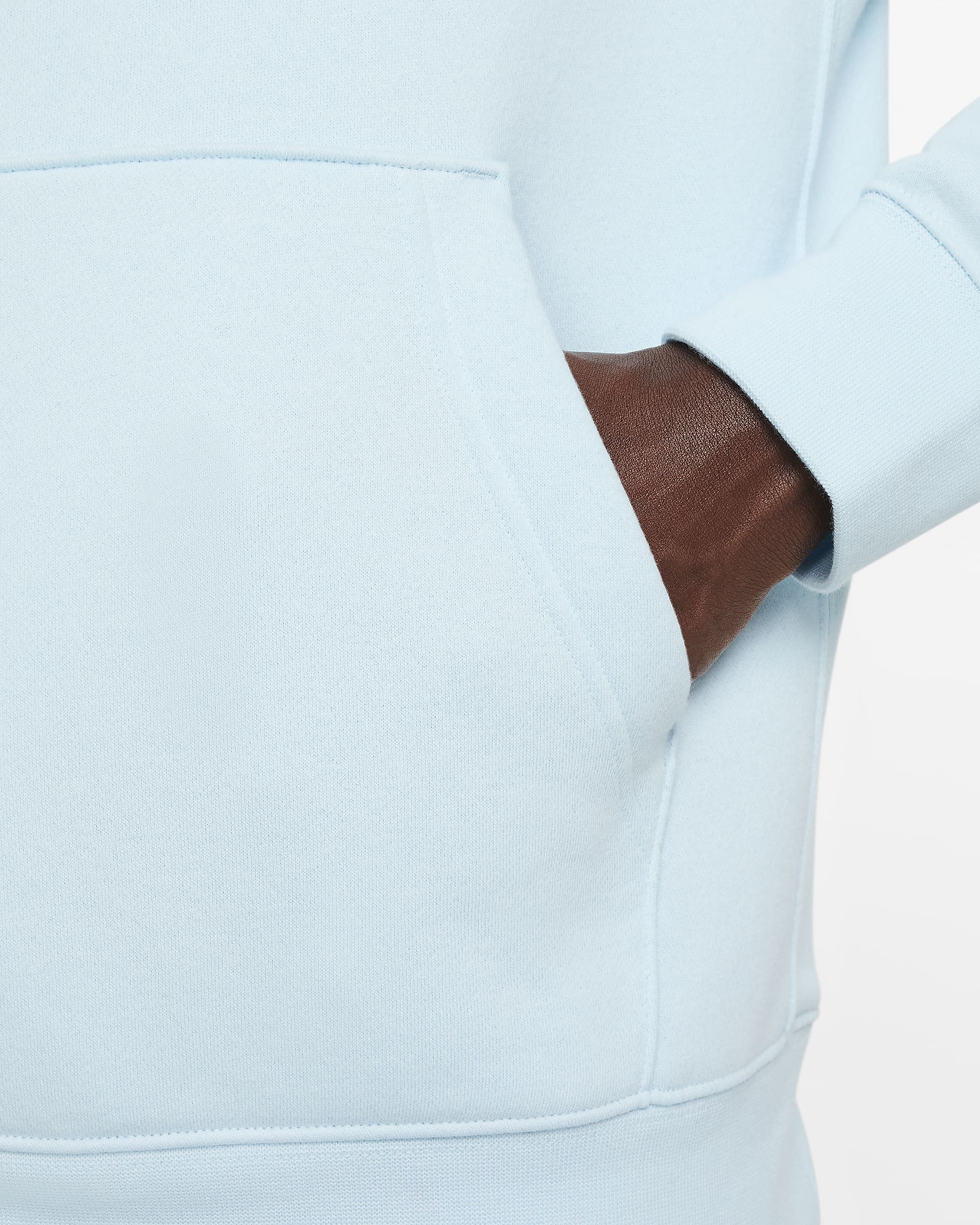 Nike Sportswear Club Fleece Felpa pullover con cappuccio - azzurro