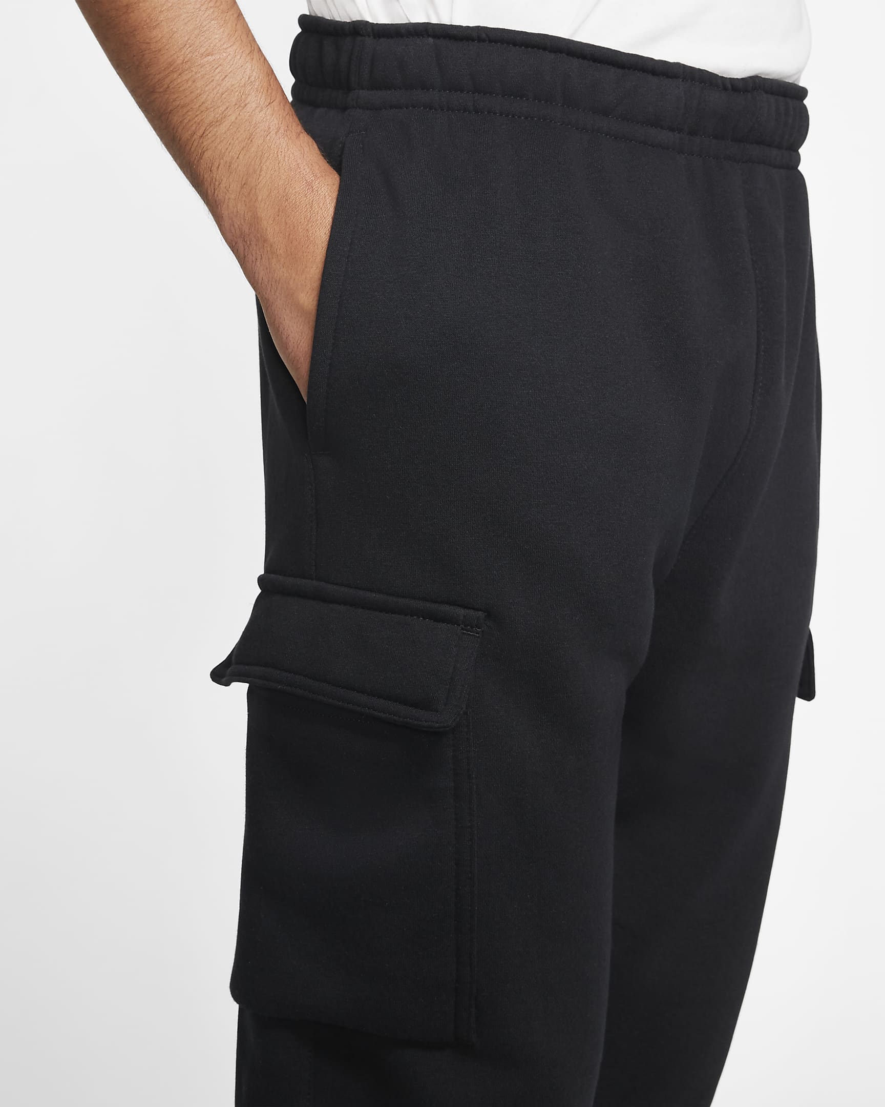 Nike Sportswear Club Fleece Pantaloni cargo- NERO