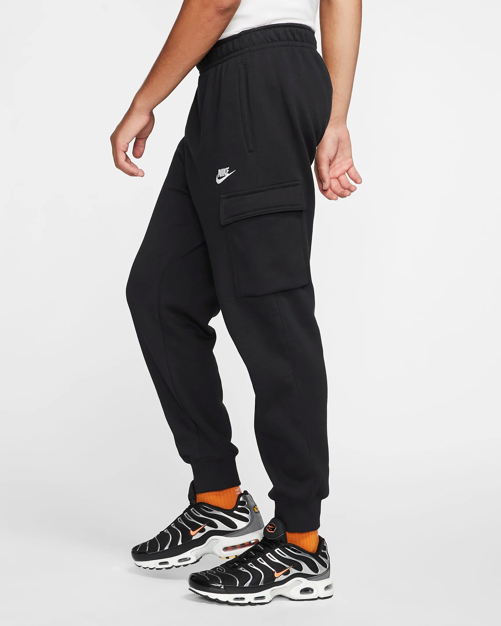 Nike Sportswear Club Fleece Pantaloni cargo- NERO