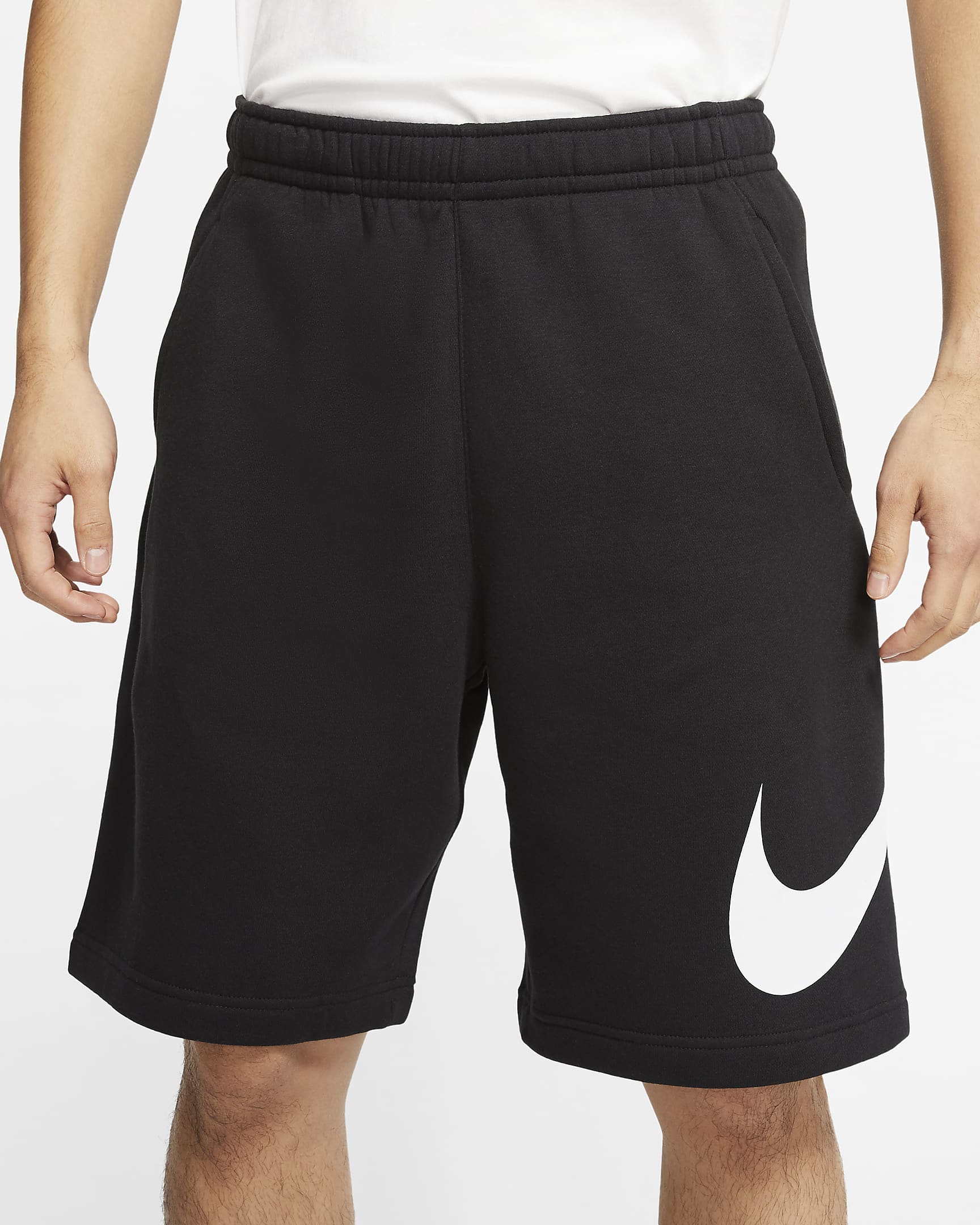 Nike Sportswear Club Shorts con grafica - Nero