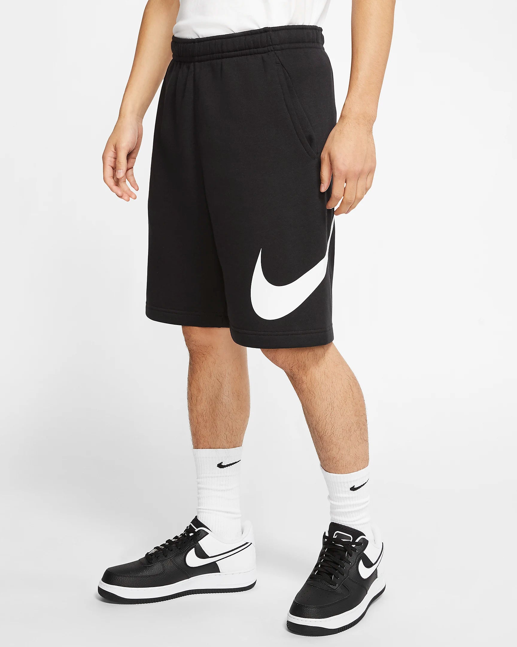 Nike Sportswear Club Shorts con grafica - Nero