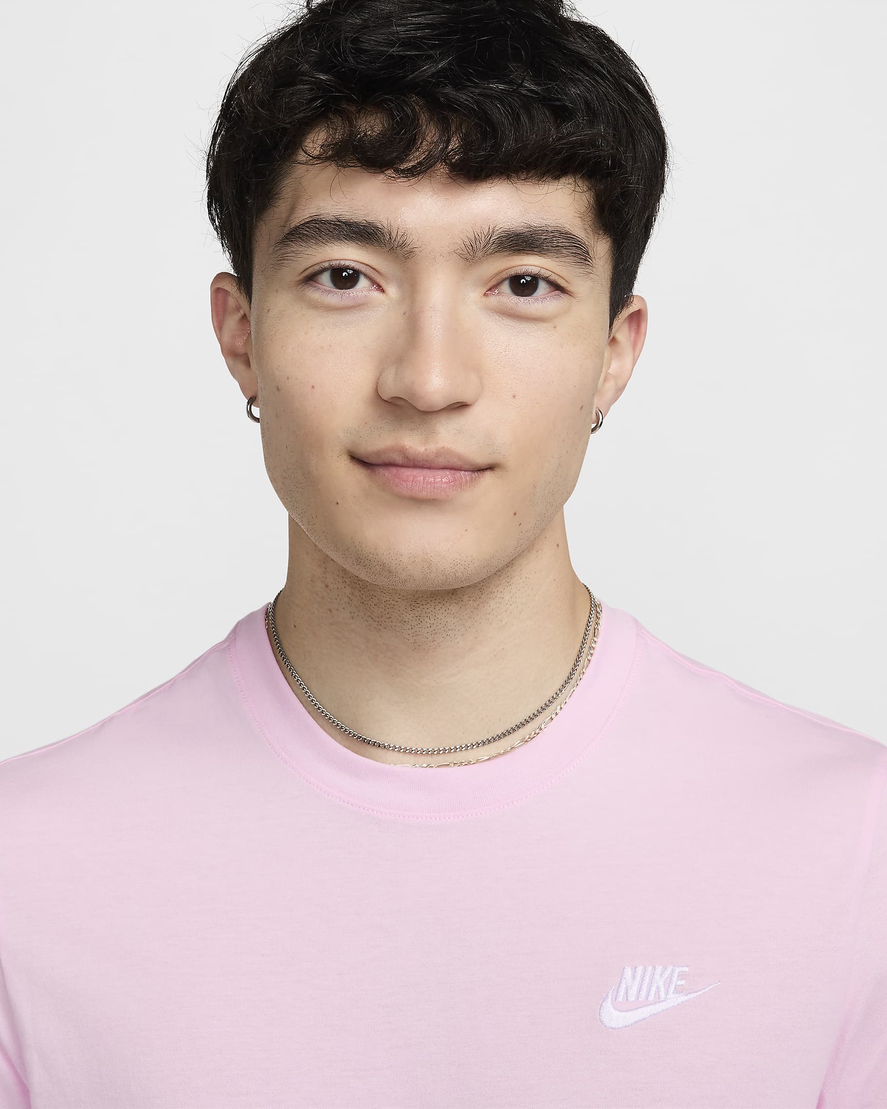 Nike Sportswear Club T-shirt – Uomo Pink Foam