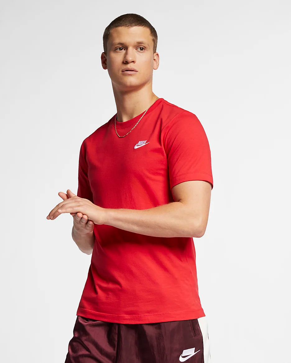 Nike Sportswear Club Men's T-Shirt ROSSO