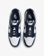 Nike Dunk Low Bianco Midnight Blu navy