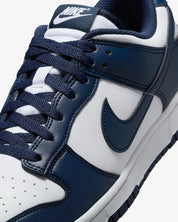 Nike Dunk Low Bianco Midnight Blu navy