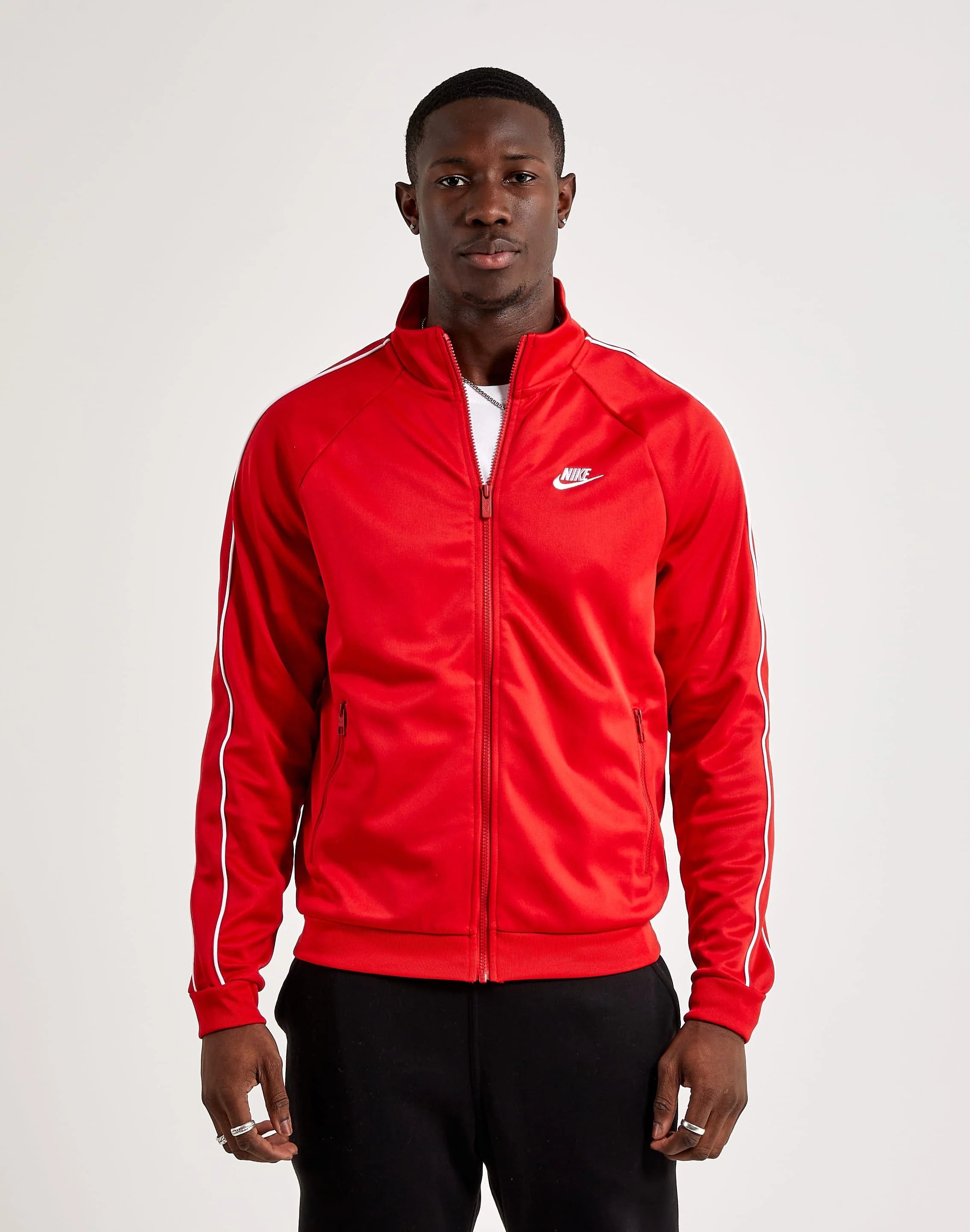 MENS NIKE CLUB FLEECE FULL-ZIP TRACK JACKET