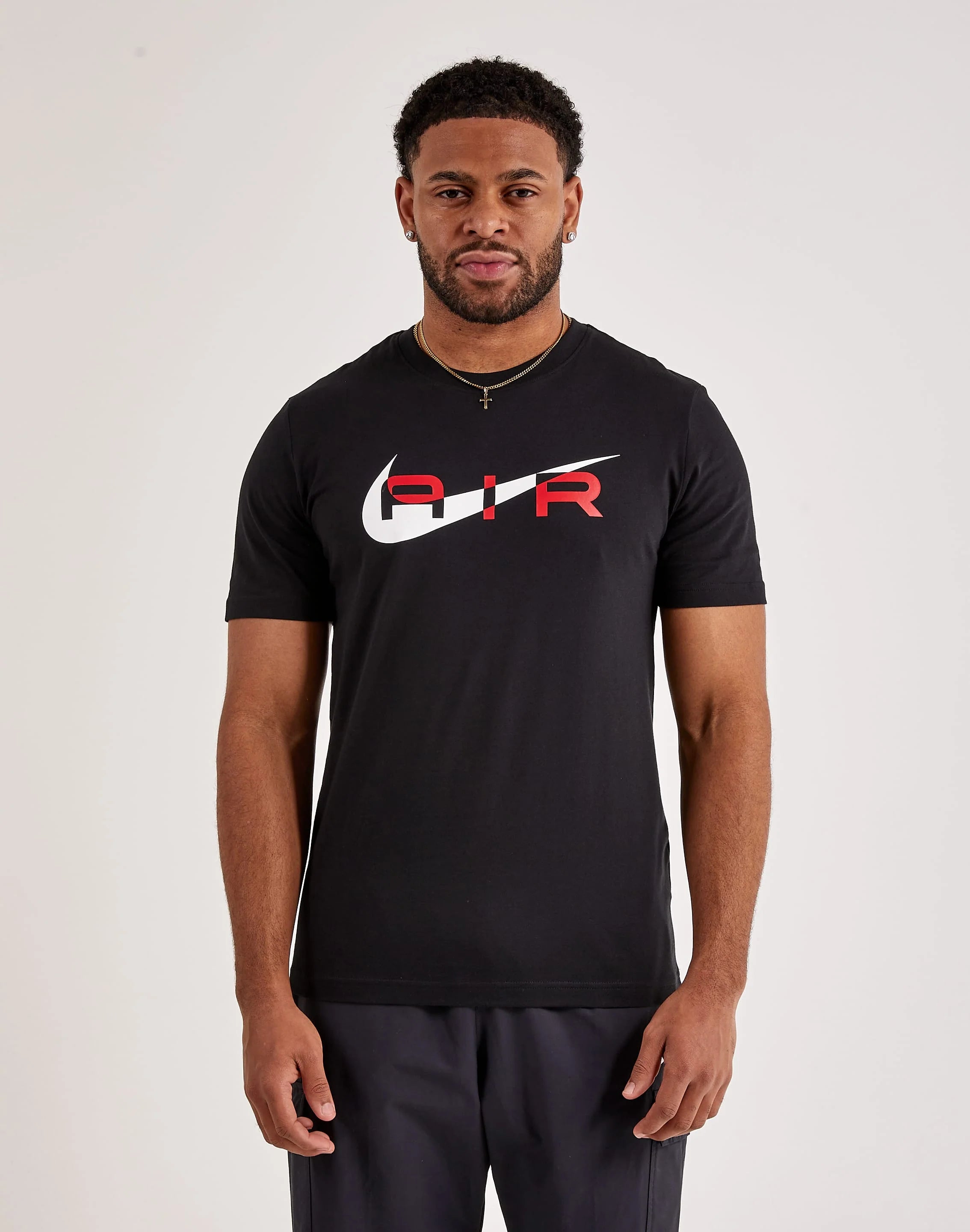 Nike Men's Air Graphic Short Sleeve T Shirt BLK