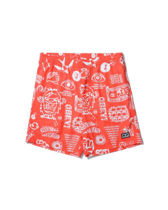 EASY FLASH SHORT OBEY - ORANGE