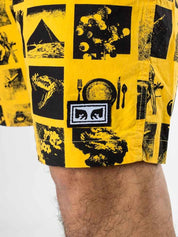 OBEY EASY CHAOS SHORT ZINE YELLOW