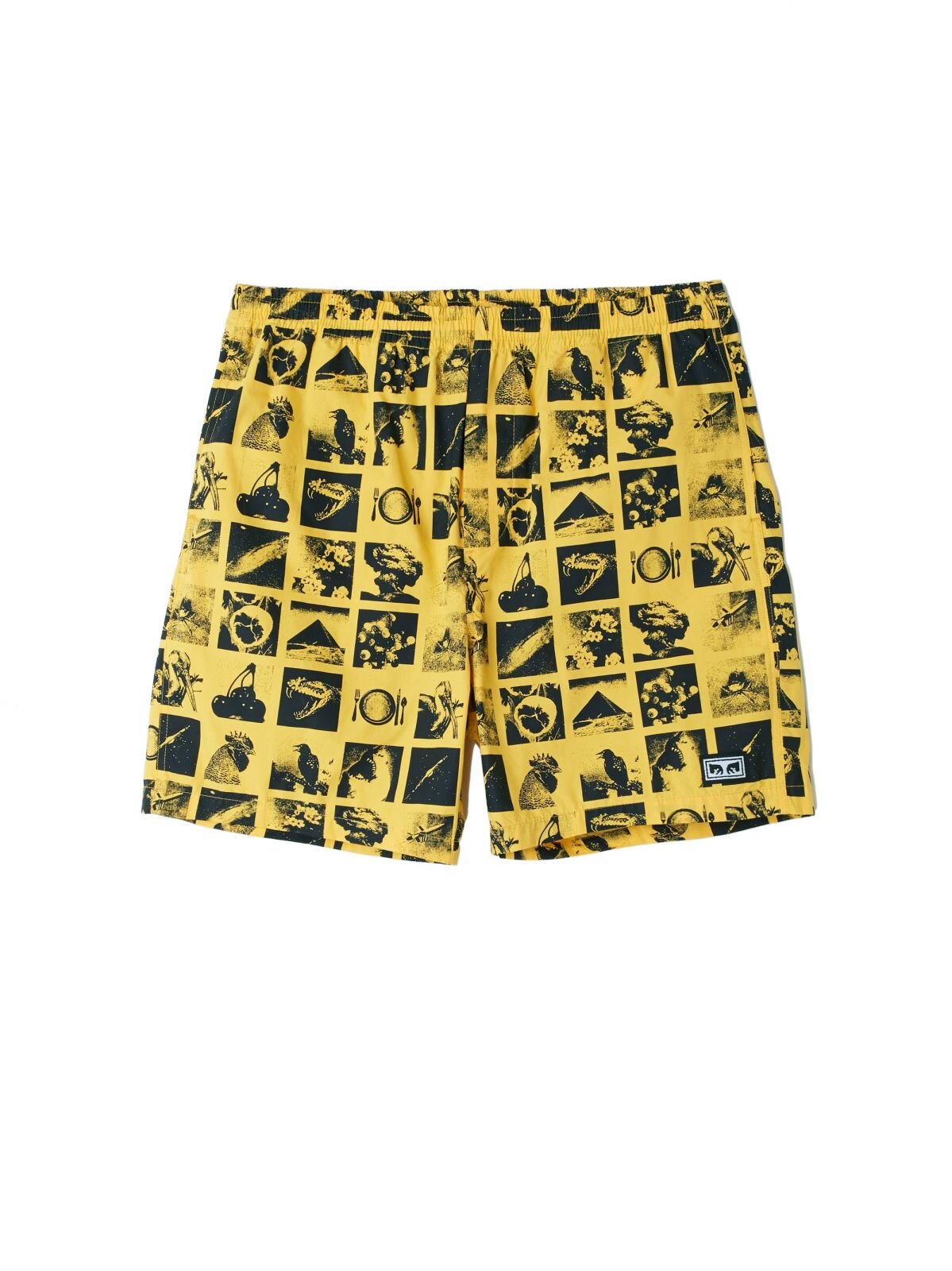 OBEY EASY CHAOS SHORT ZINE YELLOW