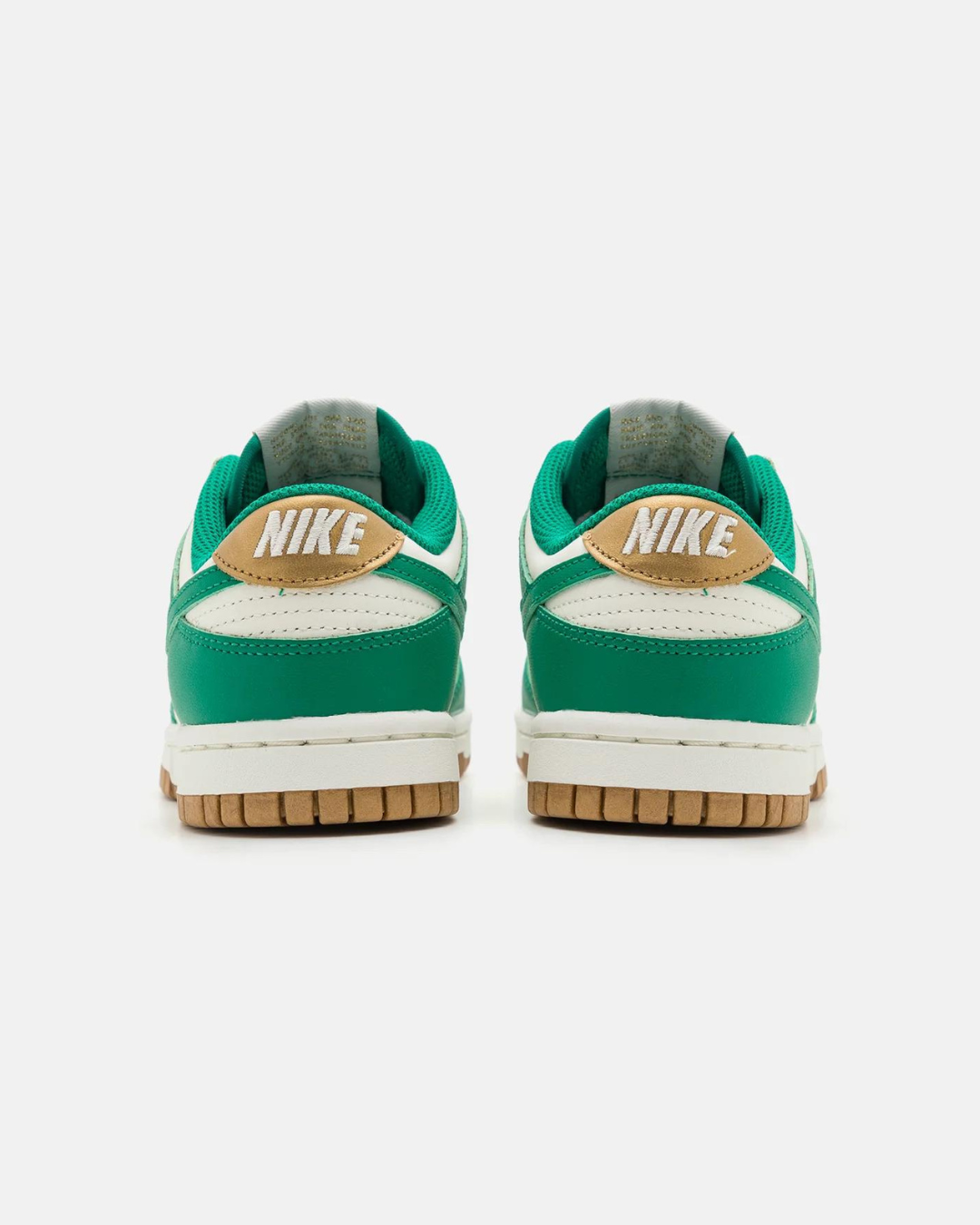 Nike dunk low 'malachite metallic gold'