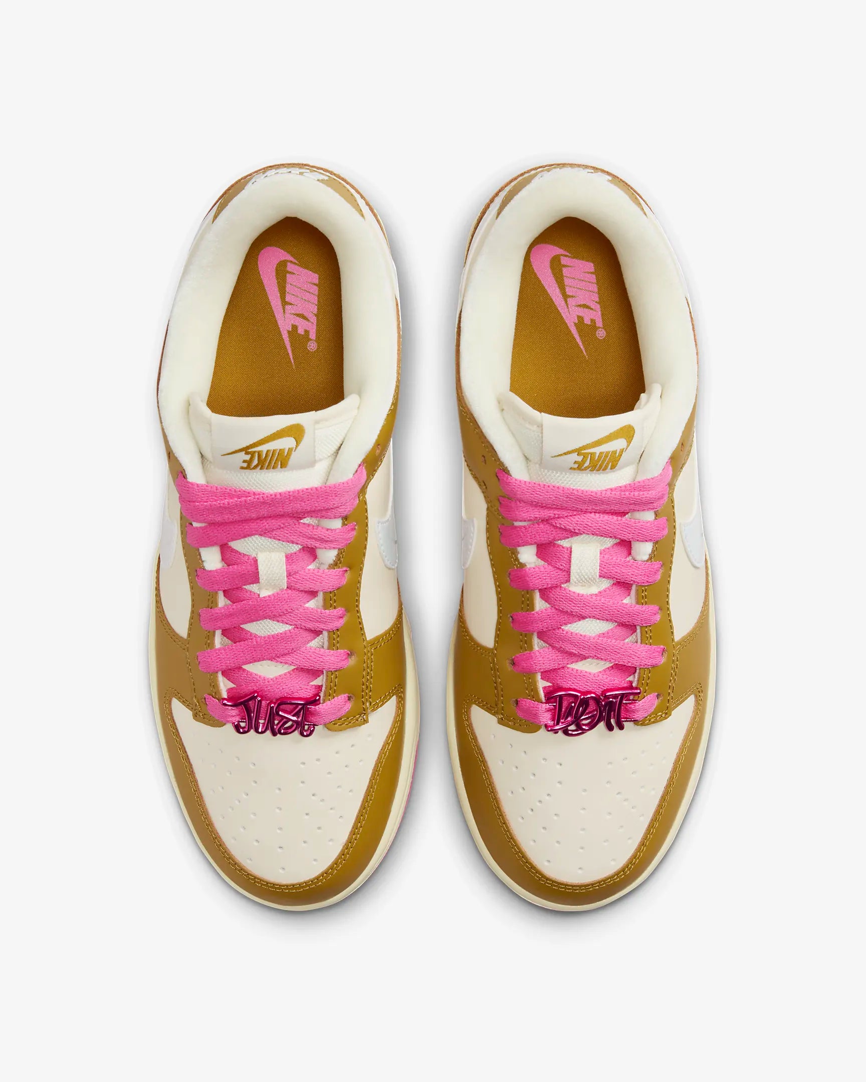 Nike Dunk Low SE Just Do it Bronzine Pink (Women's Nike Dunk Low SE Just Do it Bronzine Pink (Women's