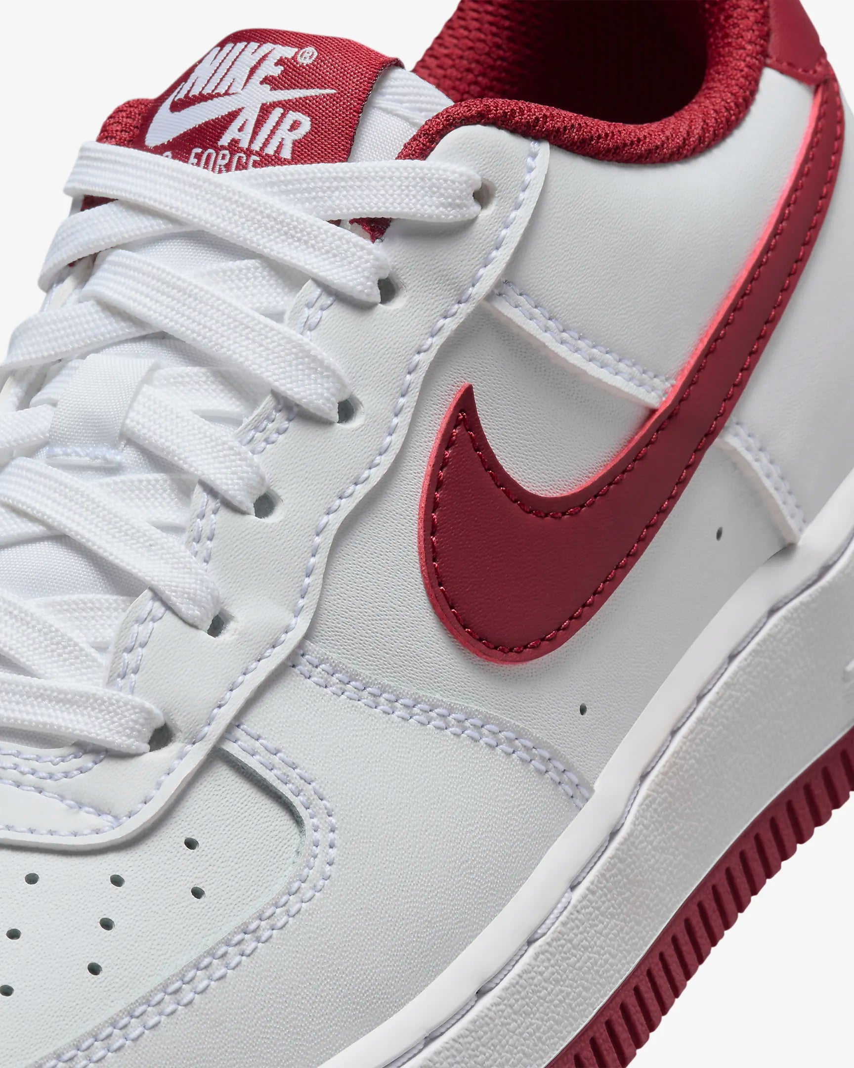 Nike Air Force 1 Low PS/GS White Team Red